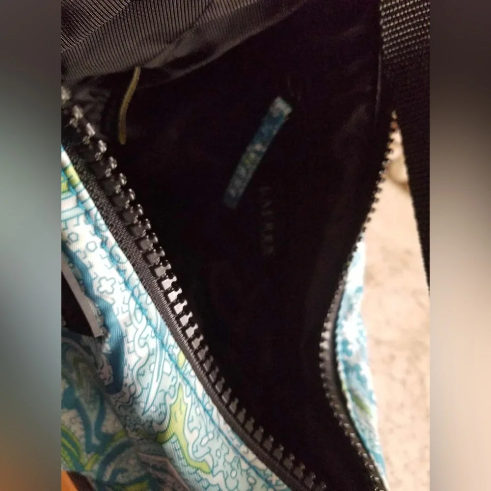 Lauren Ralph Lauren Blue and Green Paisley Women's Bag